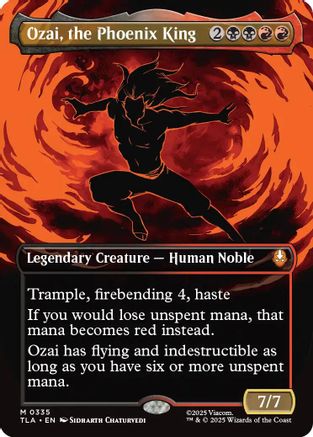 Ozai, the Phoenix King (0335) (Borderless) [Avatar: The Last Airbender]