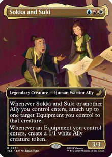 Sokka and Suki (Borderless) [Avatar: The Last Airbender: Eternal-Legal]