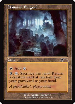 Haunted Fengraf (Retro Frame) [Secret Lair Drop Series]