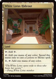 White Lotus Hideout [Avatar: The Last Airbender]