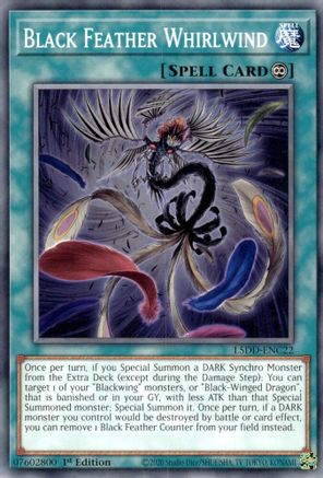 Black Feather Whirlwind [L5DD-ENC22] Common