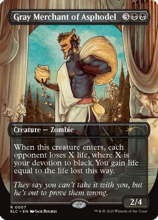 Gray Merchant of Asphodel [Secret Lair Countdown Kit]