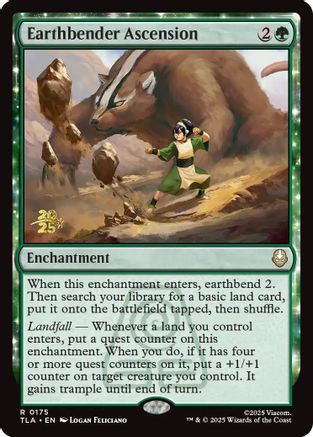Earthbender Ascension [Avatar: The Last Airbender Prerelease Cards]