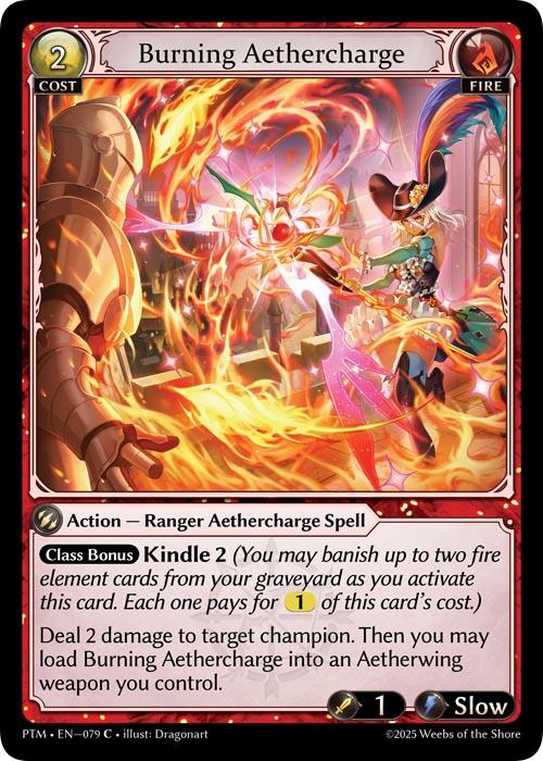 Burning Aethercharge (079) [Phantom Monarchs]