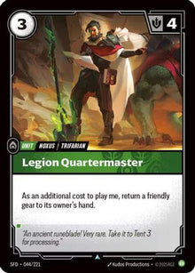 Legion Quartermaster (044/221) - Spiritforged Foil
