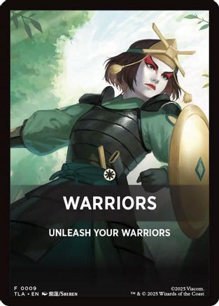 Warriors Theme Card [Avatar: The Last Airbender Tokens]