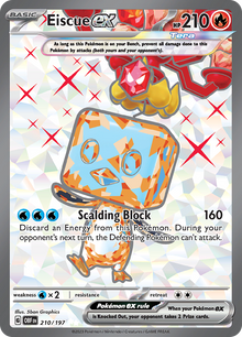 Eiscue ex (210/197) [Scarlet & Violet: Obsidian Flames]
