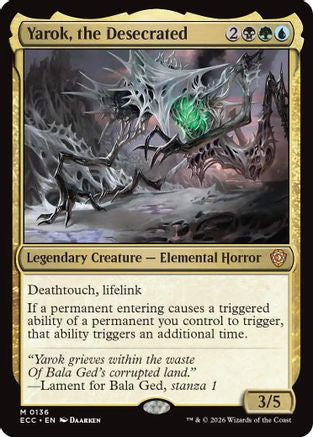 Yarok, the Desecrated [Lorwyn Eclipsed Commander]