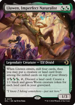 Lluwen, Imperfect Naturalist (Extended Art) [Lorwyn Eclipsed]
