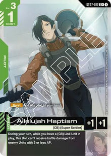 Allelujah Haptism (C+) (ST07-012) - Starter Deck 07 Celestial Drive Holofoil