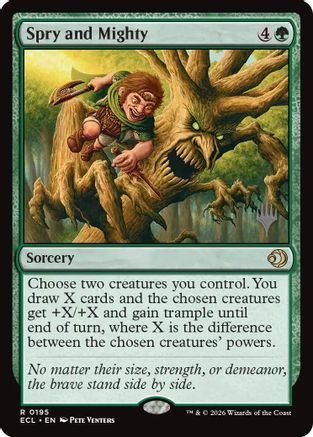Spry and Mighty [Lorwyn Eclipsed Promos]