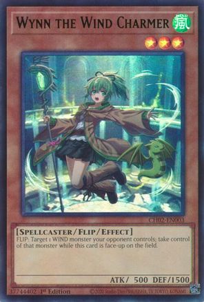 Wynn the Wind Charmer (Ultra Rare) [CH02-EN003] Ultra Rare