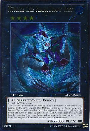 Number C32: Shark Drake Veiss (UTR) [ABYR-EN039] Ultimate Rare