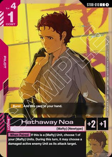 Hathaway Noa (ST08 Release Event) (ST08-010) - Gundam Promotional Cards Holofoil