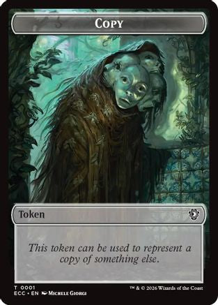 Copy // Elemental (0002) Double-Sided Token [Lorwyn Eclipsed Tokens]