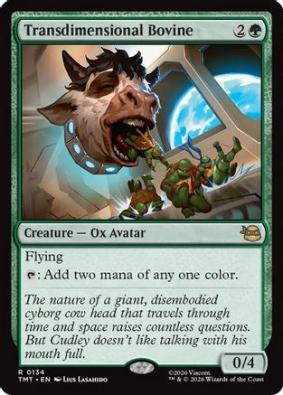 Transdimensional Bovine [Teenage Mutant Ninja Turtles]