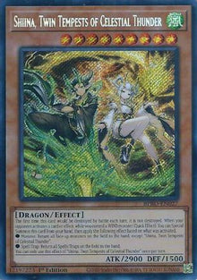 Shiina, Twin Tempests of Celestial Thunder [BPRO-EN027] Secret Rare