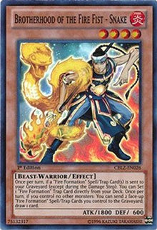 Brotherhood of the Fire Fist - Snake [CBLZ-EN026] Super Rare