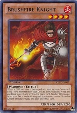 Brushfire Knight [CBLZ-EN037] Rare