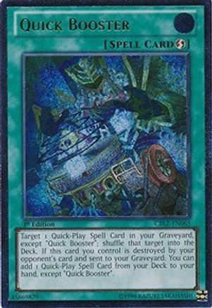 Quick Booster [CBLZ-EN065] Ultimate Rare