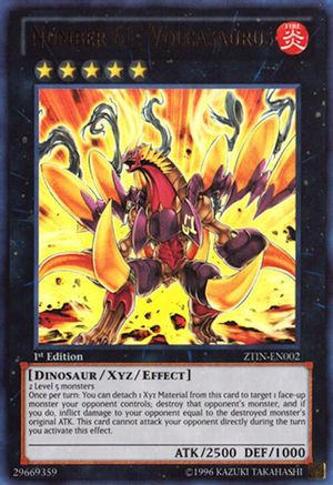 Number 61: Volcasaurus [ZTIN-EN002] Ultra Rare