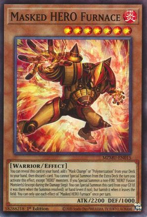 Masked HERO Furnace [MZMU-EN015] Super Rare