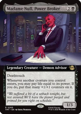 Madame Null, Power Broker (Extended Art) [Teenage Mutant Ninja Turtles]
