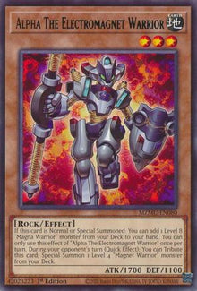Alpha The Electromagnet Warrior [MZMU-EN080] Rare