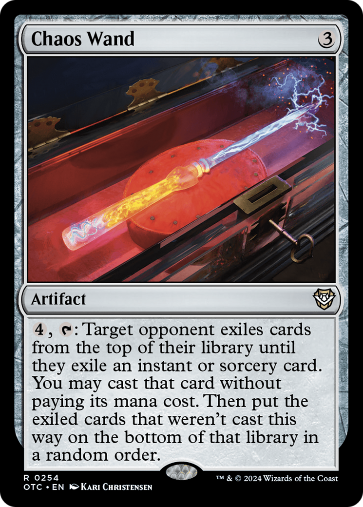 Chaos Wand [Outlaws of Thunder Junction Commander]