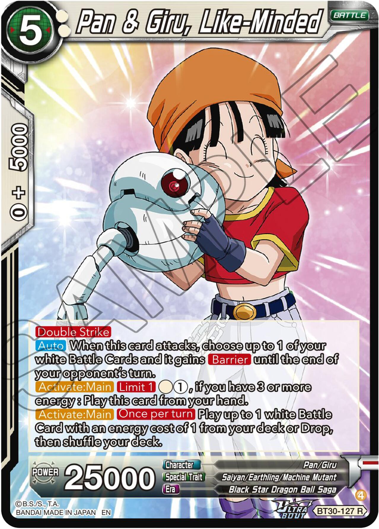 Pan & Giru, Like-Minded (BT30-127) [Three Glorious Fighters]