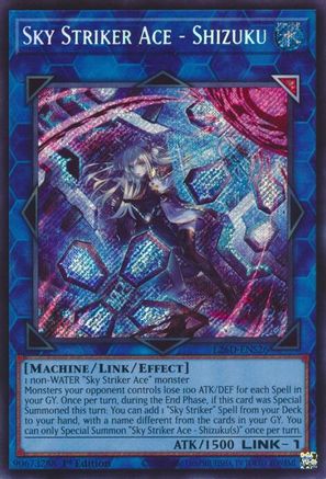 Sky Striker Ace - Shizuku (Secret Rare) [L26D-ENS26] Secret Rare