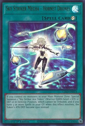Sky Striker Mecha - Hornet Drones [L26D-ENS13] Ultra Rare