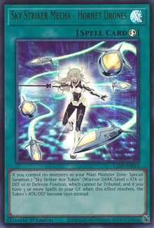 Sky Striker Mecha - Hornet Drones [L26D-ENS13] Ultra Rare