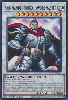 Commander Souza, Swordmaster [L26D-ENX42] Ultra Rare