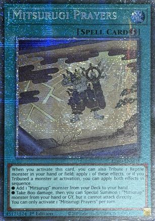 Mitsurugi Prayers (Starlight Rare) [L26D-ENM14] Starlight Rare