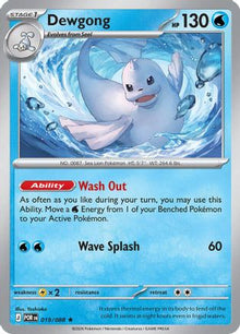 Dewgong 019  - Holofoil ME03 Perfect Order - Rare