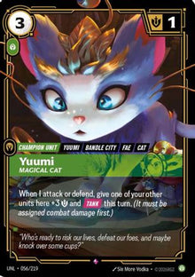 Yuumi - Magical Cat (056/219) - Unleashed Foil