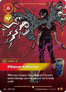 Vi - Piltover Enforcer (Signature) (225*/219) - Unleashed Foil