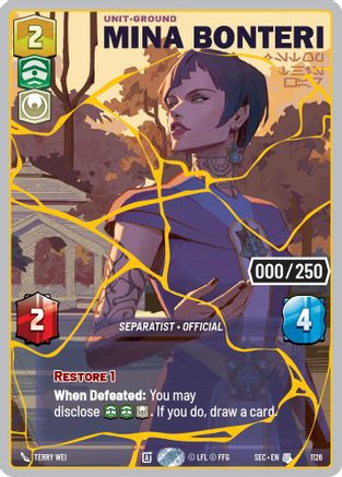 Mina Bonteri - Stop This War (1126) (Serialized) (Gold) (1126) [Secrets of Power]