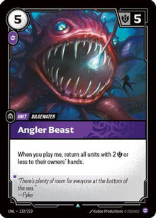 Angler Beast (132/219) - Unleashed Foil