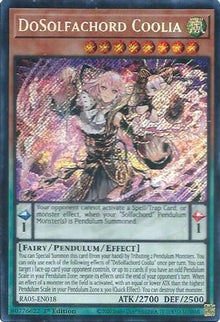 DoSolfachord Coolia (Secret Rare) (RA05-EN018) - Rarity Collection 5 1st Edition