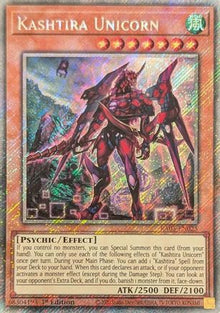 Kashtira Unicorn (Platinum Secret Rare) (RA05-EN025) - Rarity Collection 5 1st Edition