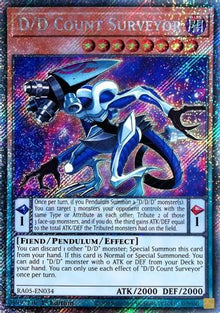 D/D Count Surveyor (Platinum Secret Rare) (RA05-EN034) - Rarity Collection 5 1st Edition