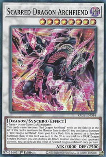 Scarred Dragon Archfiend (RA05-EN044) - Rarity Collection 5 1st Edition