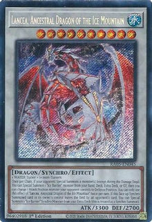 Lancea, Ancestral Dragon of the Ice Mountain (Secret Rare) (RA05-EN045) - Rarity Collection 5 1st Edition