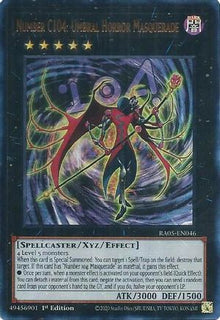 Number C104: Umbral Horror Masquerade (Ultra Rare) (RA05-EN046) - Rarity Collection 5 1st Edition