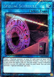 Special Schedule (Platinum Secret Rare) (RA05-EN060) - Rarity Collection 5 1st Edition