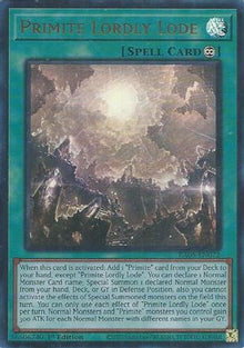 Primite Lordly Lode (Ultra Rare) (RA05-EN072) - Rarity Collection 5 1st Edition