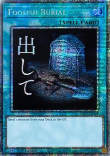 Foolish Burial (Starlight Rare) (RA05-EN138) - Rarity Collection 5 1st Edition