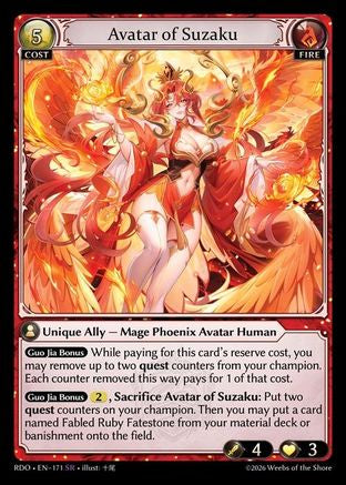 Avatar of Suzaku (171) [Radiant Origins]